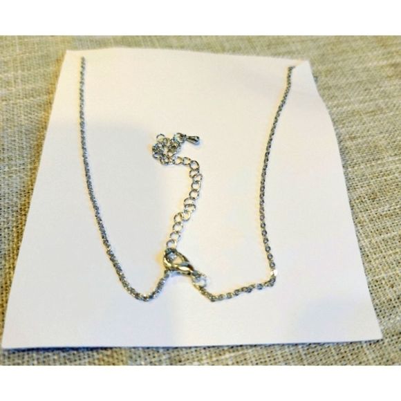 Feather Pendant Plume TuVous Silver Necklace NWT - Picture 4 of 4